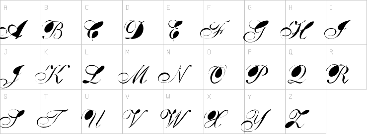 Uppercase characters