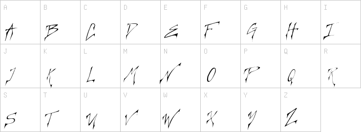 Uppercase characters