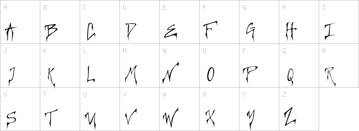 Uppercase characters