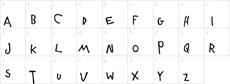 Uppercase characters