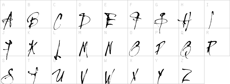 Uppercase characters