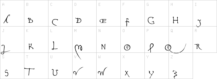 Uppercase characters