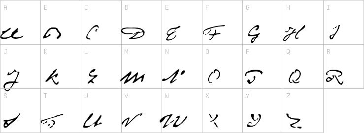 Uppercase characters