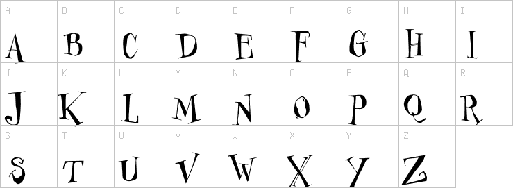 Uppercase characters
