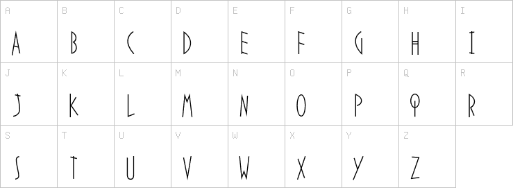 Uppercase characters