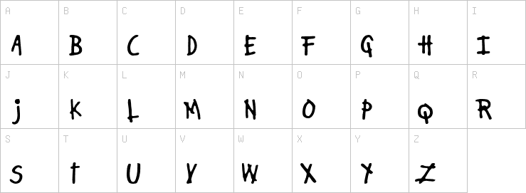 Uppercase characters