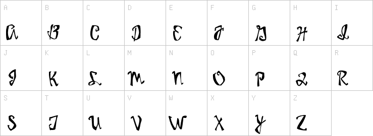 Uppercase characters