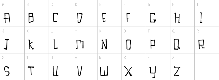 Uppercase characters
