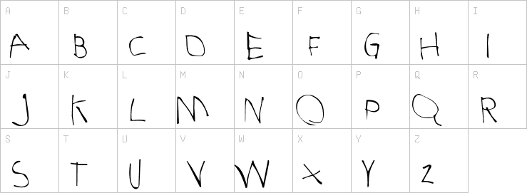Uppercase characters