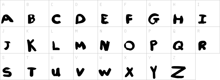Uppercase characters
