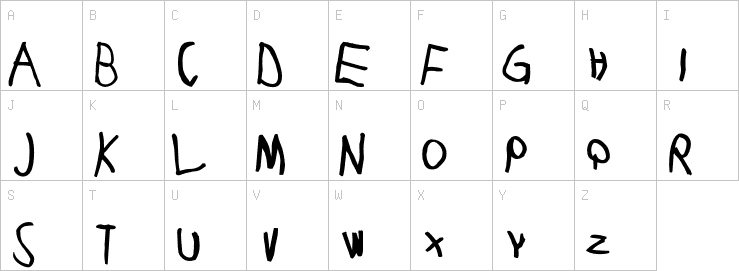 Uppercase characters