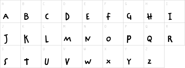 Uppercase characters