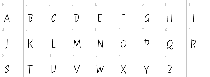 Uppercase characters