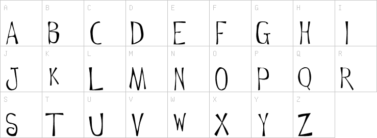 Uppercase characters