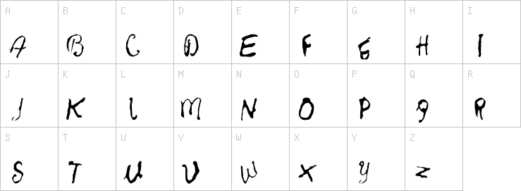 Uppercase characters