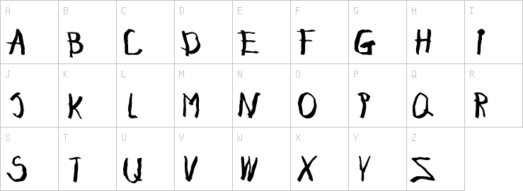 Uppercase characters