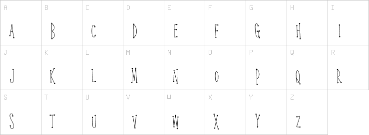 Uppercase characters