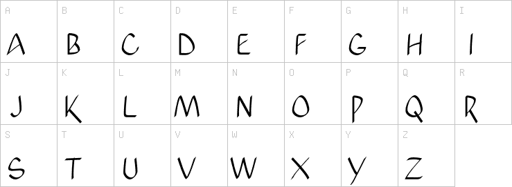 Uppercase characters