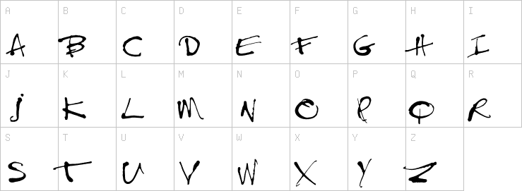 Uppercase characters