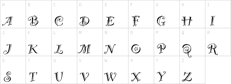 Uppercase characters