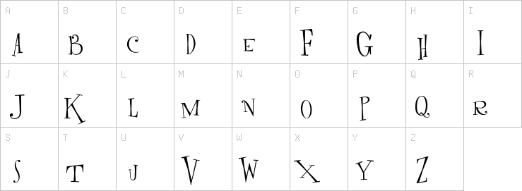 Uppercase characters