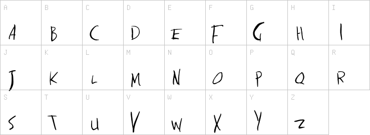 Uppercase characters