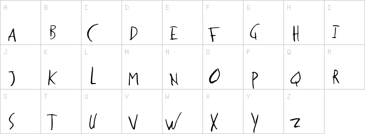 Uppercase characters