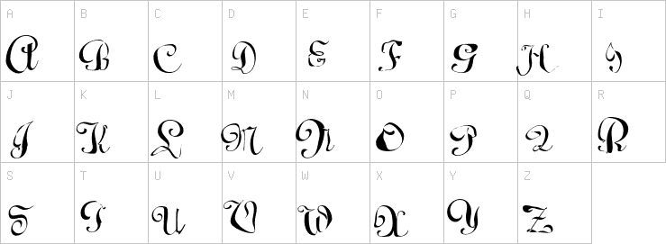 Uppercase characters