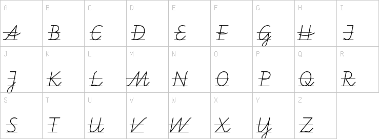 Uppercase characters
