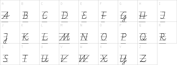 Uppercase characters