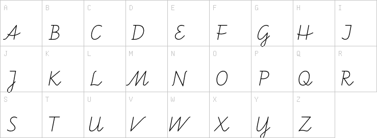 Uppercase characters
