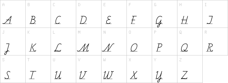 Uppercase characters