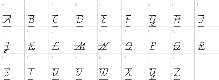 Uppercase characters