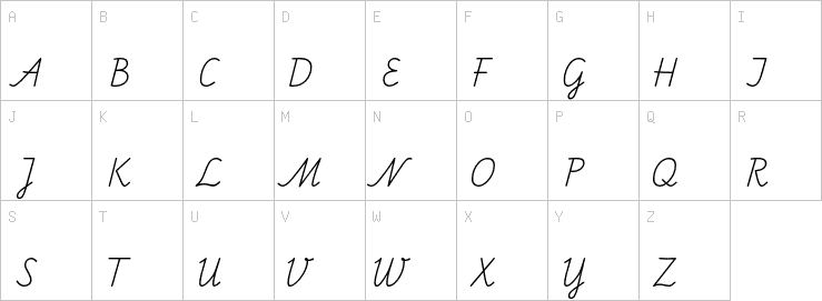 Uppercase characters