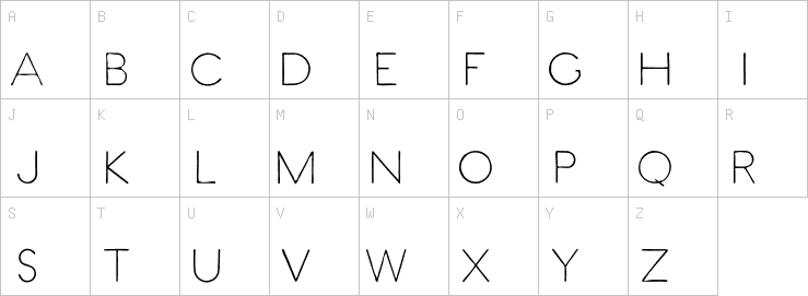 Uppercase characters