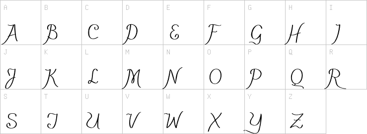 Uppercase characters
