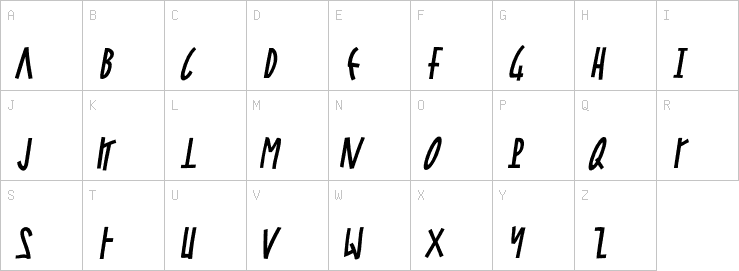 Uppercase characters