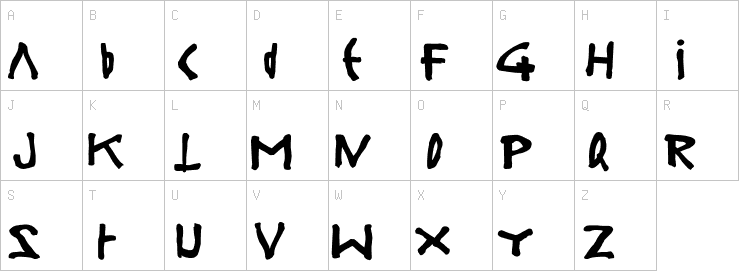 Uppercase characters