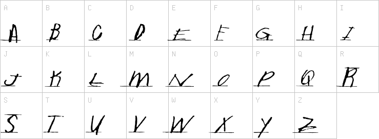 Uppercase characters