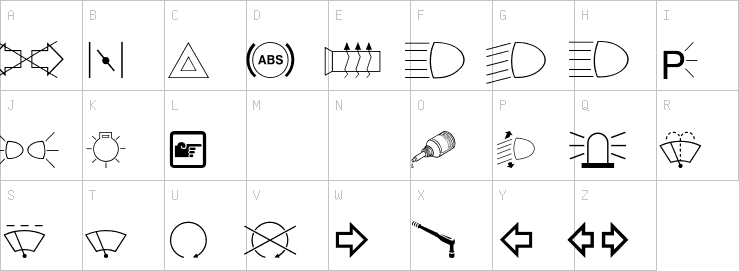 Uppercase characters