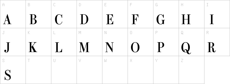 Uppercase characters
