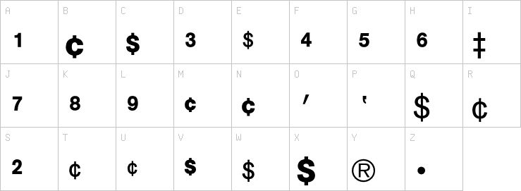 Uppercase characters