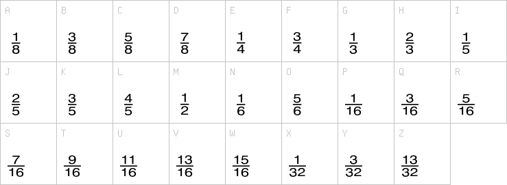 Uppercase characters
