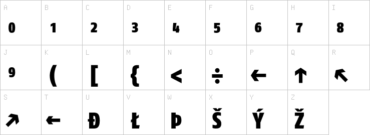 Uppercase characters
