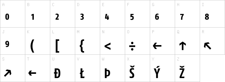 Uppercase characters