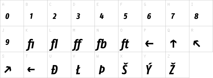 Uppercase characters