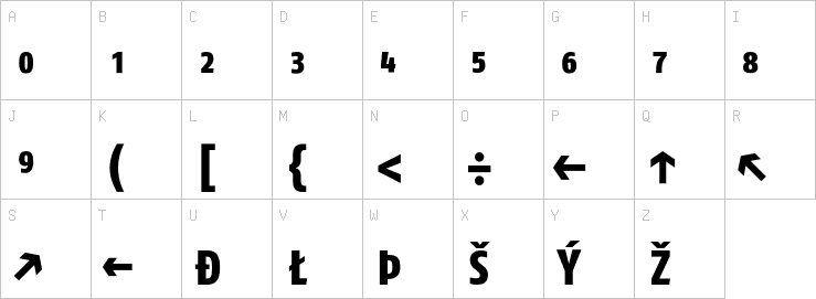 Uppercase characters