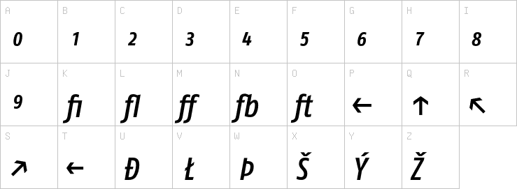 Uppercase characters