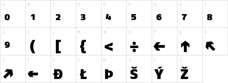 Uppercase characters