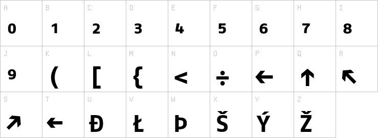 Uppercase characters